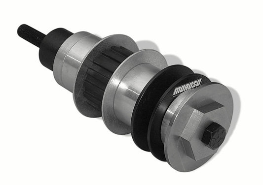 Crank Mandrel Drive Kit - 4.75 in Long Mandrel - Gilmer / V-Belt Pulleys - Hardware Included - Chevy V8 - Kit