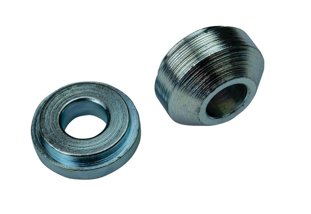 Throttle Linkage Bushing - 2-Piece - 1/2 in Mounting Diameter - Steel - Zinc Plated - Holley Carburetors - Pair