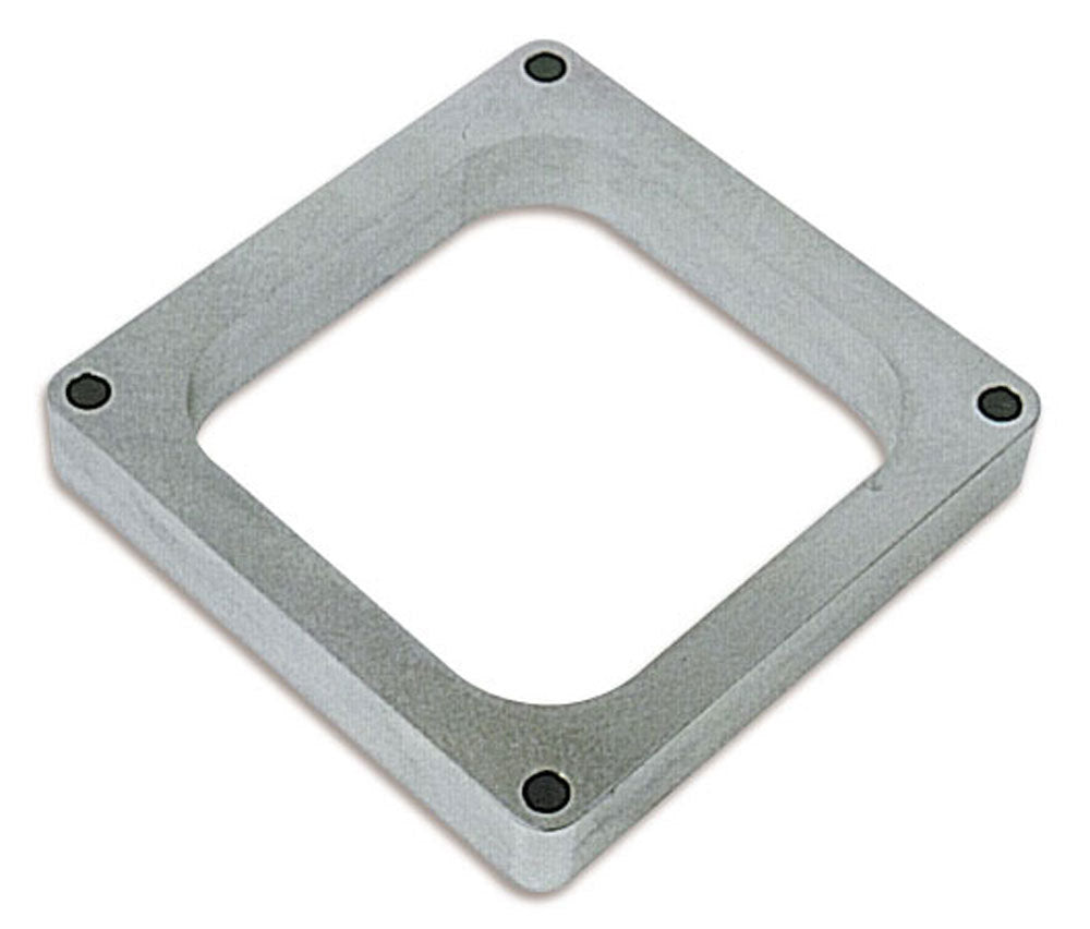 Carburetor Spacer - 1 in Thick - Open - Dominator Flange - Billet Aluminum - Natural - Each