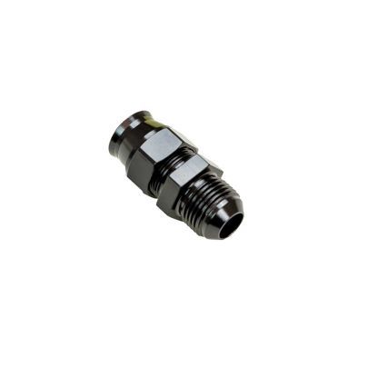 Fitting - Tube End - Straight - 10 AN Male to 5/8 in Tubing - Aluminum - Black Anodized - Each