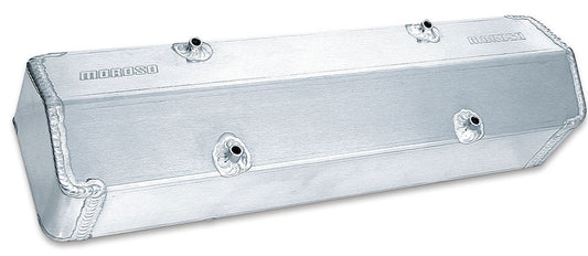 Valve Cover - Tall - Fasteners Included - Fabricated Aluminum - Natural - Small Block Chevy - Pair