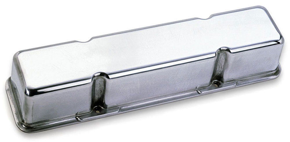 Valve Cover - Tall - Hardware Included - Cast Aluminum - Polished - Small Block Chevy - Pair