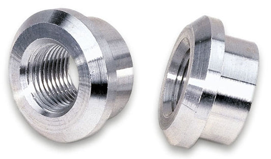 Bung - 3/8 in NPT Female - Weld-On - Aluminum - Natural - Pair