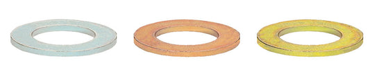 Spark Plug Washer - Indexing - 14 mm Flat Seat - 0.043 in / 0.050 in / 0.064 in Thick - Set of 30