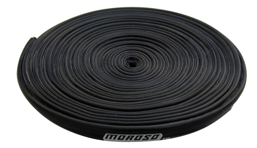 Spark Plug Wire Sleeve - 7 mm-8 mm Wires - 25 ft - Fiberglass / Silicone - Black - Each