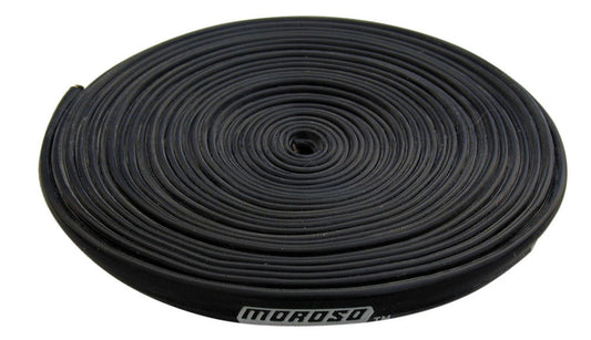 Spark Plug Wire Sleeve - 7 mm-8 mm Wires - 25 ft - Fiberglass / Silicone - Black - Each