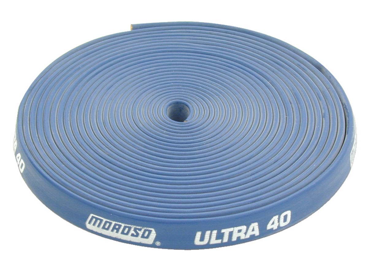 Spark Plug Wire Sleeve - Ultra 40 - 8.65 mm Wires - 25 ft - Fiberglass / Silicone - Blue - Each