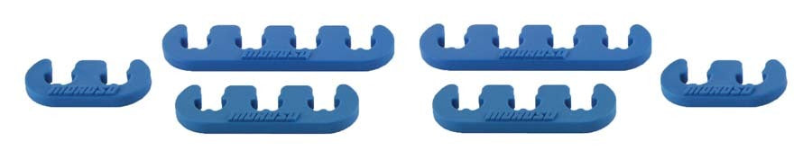 Spark Plug Wire Loom - 11 mm or Sleeved Wires - Blue - Universal - Kit