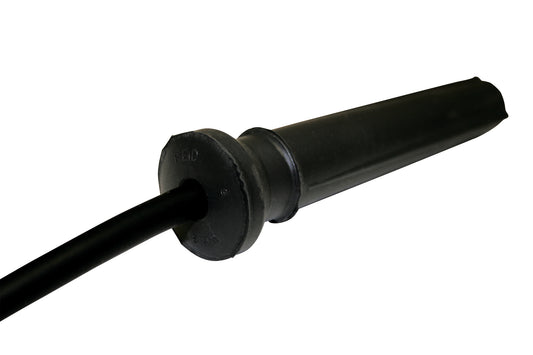 Spark Plug Wire Set - Ultra 40 - Spiral Core - 8.65 mm - Black - Straight Plug Boots - HEI / Socket Style - Cut-To-Fit - V8 - Kit