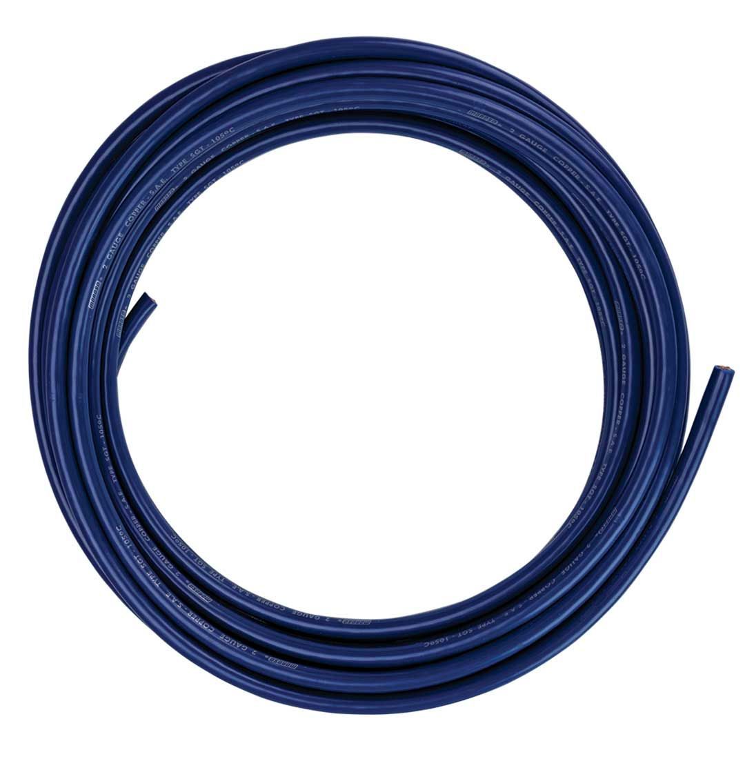 Battery Cable - 2 Gauge - 50 ft - Copper - Blue - Each