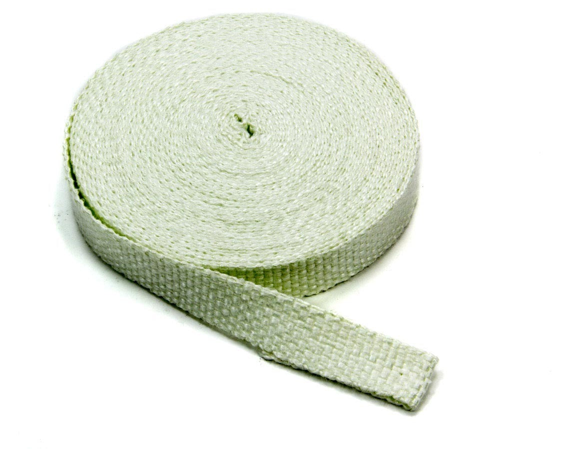 Engine & Accessories Wrap - 1 in Wide x 1/16 in Thick - 50 ft Roll - Silica Based Insulation - White - Each