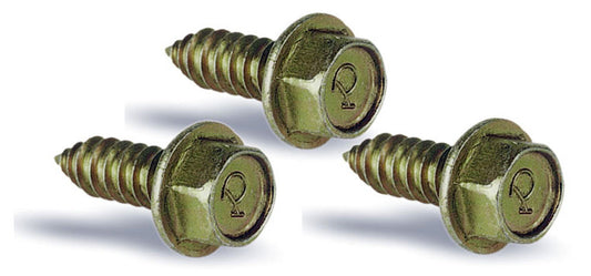 Wheel Rim Screw - 1/4 x 3/4 in Long - 3/8 in Hex Head - Self Tapping - Grade 8 - Steel - Cadmium - Set of 35