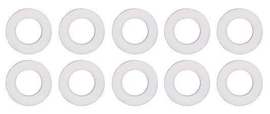 Sealing Washer - 0.5 in ID - 0.875 in OD - Nylon - Drain Plug - Set of 10