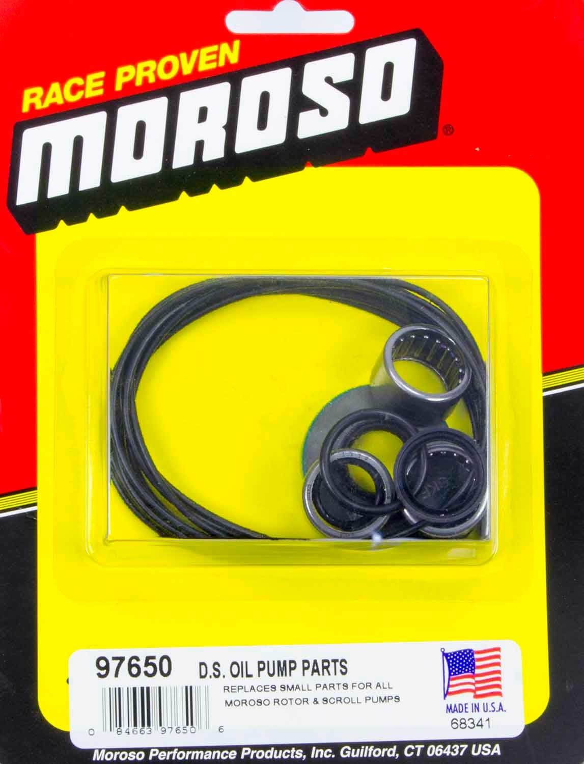 Oil Pump Rebuild Kit - O-Rings - Bearings - Front Seal - Moroso Style Dry Sump Pumps - Kit