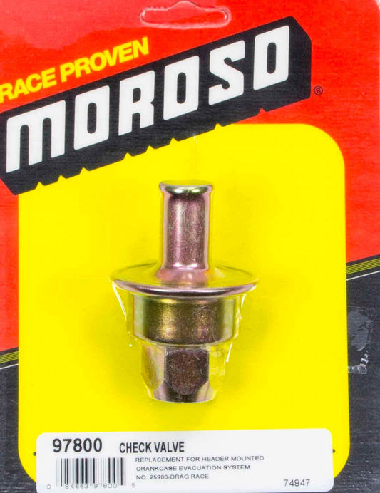 Check Valve - Moroso Style Crankcase Evacuation System - Each