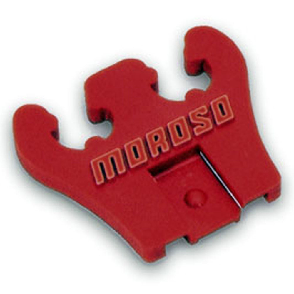 Spark Plug Wire Loom - 2 Wire - 7-9 mm - Plastic - Red - Pair