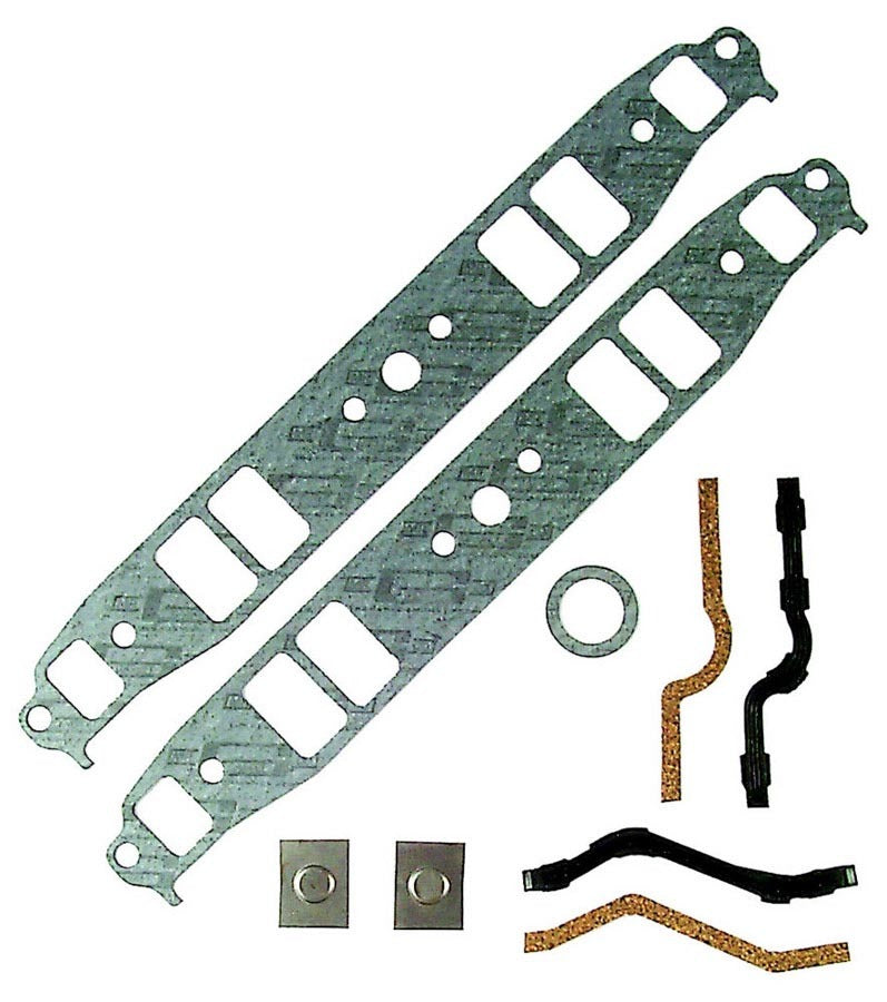 Intake Manifold Gasket - Performance - 0.06 in Thick - 1.2 x 1.87 in Rectangular Port - Composite - Small Block Chevy - Kit