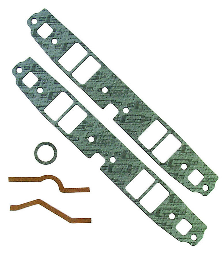 Intake Manifold Gasket - Performance - 0.12 in Thick - 1.38 x 2.25 in Rectangular Port - Composite - Brodix Heads - Small Block Chevy - Kit