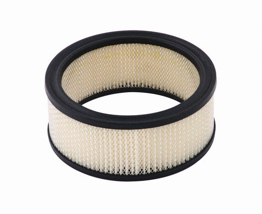 Air Filter Element - Round - 6.5 in Diameter - 2.438 in Tall - Paper - White - Universal - Each