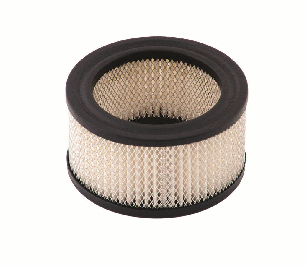 Air Filter Element - Round - 4 in Diameter - 2 in Tall - Paper - White - Universal - Each