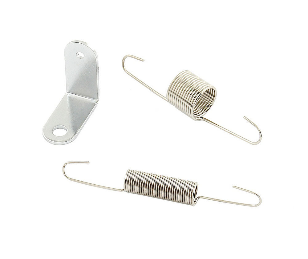 Throttle Return Spring Kit - Manifold Mount - 2-3/4 in Length - Bracket - Steel - Zinc Oxide - Universal - Kit