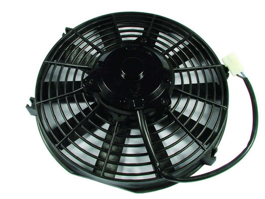 Electric Cooling Fan - 14 in Fan - Push / Pull - 1800 CFM - 12V - Straight Blade - 14-3/4 in Diameter - 3-1/2 in Thick - Plastic - Each