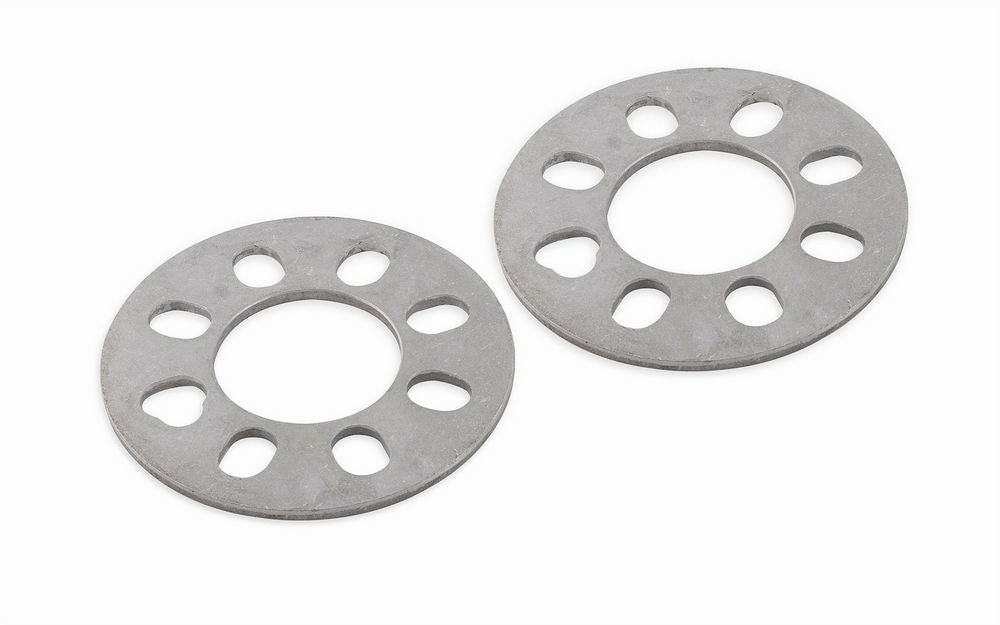 Wheel Spacer - 4 x 4.25 in Bolt Pattern - 1/4 in Thick - Aluminum - Natural - Pair