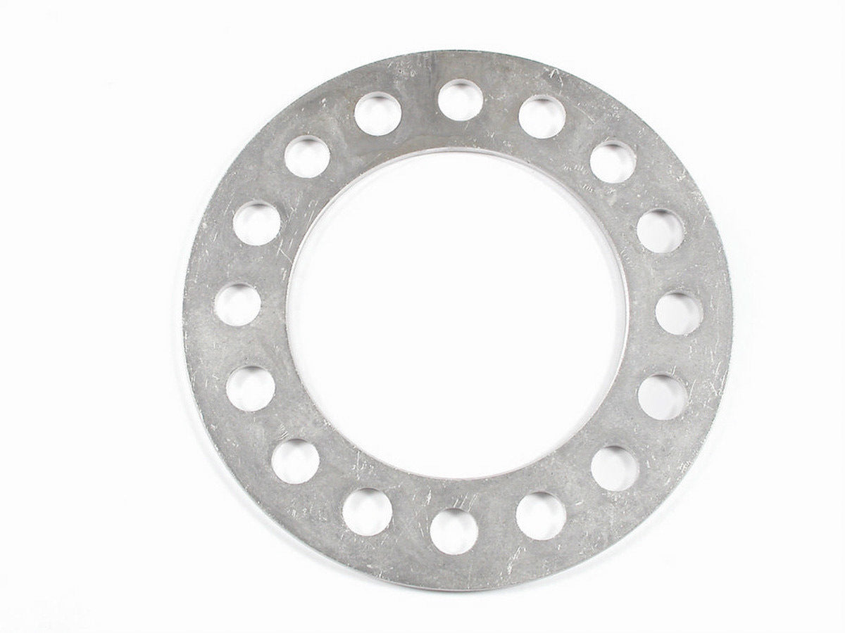 Wheel Spacer - 8 x 6.50 in Bolt Pattern - 1/4 in Thick - Aluminum - Natural - Various Applications - Pair