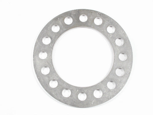 Wheel Spacer - 8 x 6.50 in Bolt Pattern - 1/4 in Thick - Aluminum - Natural - Various Applications - Pair