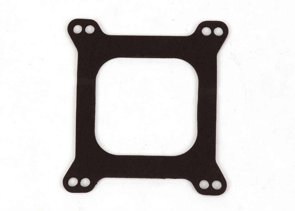 Carburetor Base Plate Gasket - Vibration Isolator - 4-Barrel - Open - 0.25 in Thick - Foam Rubber - Square Bore - Each