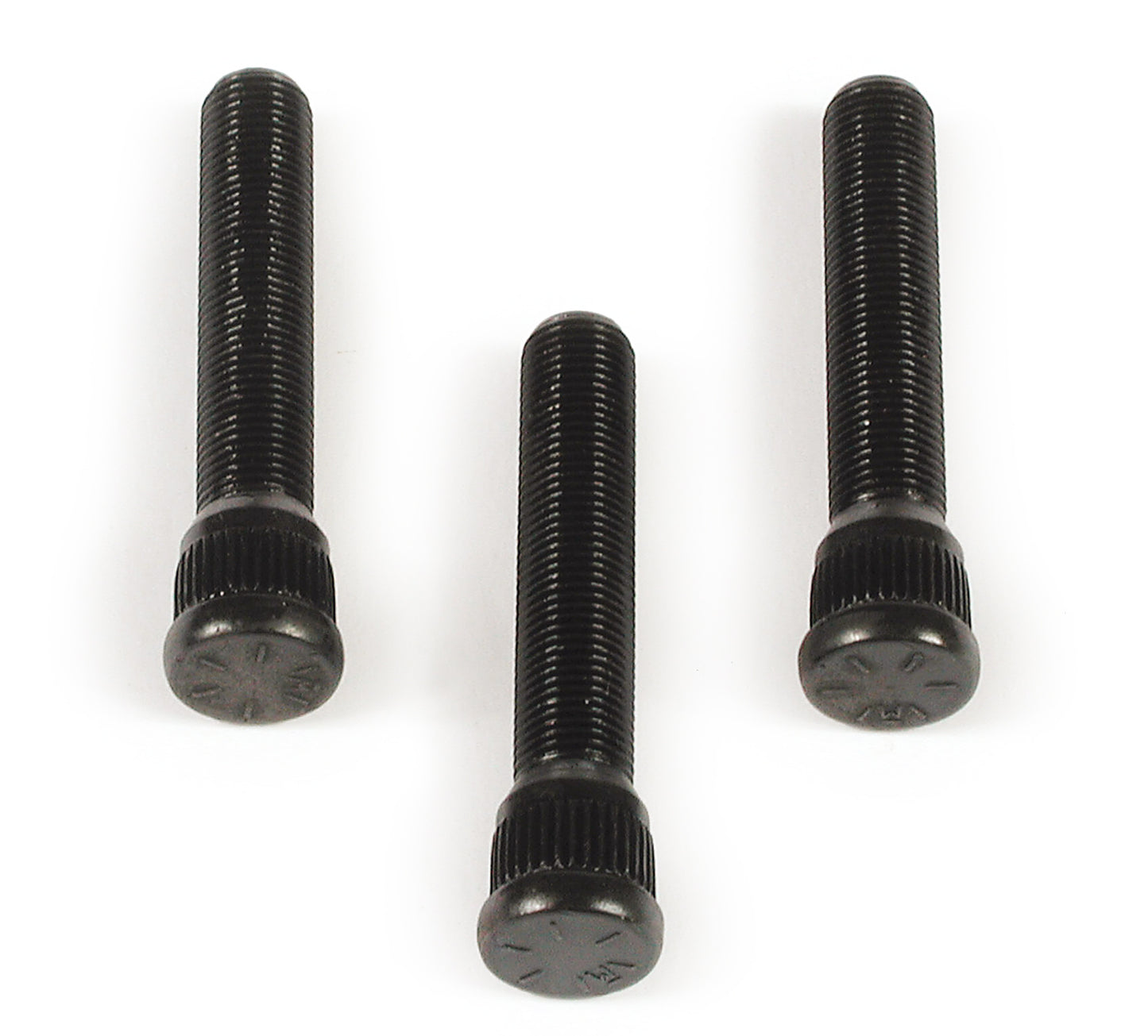 Wheel Stud - 1/2-20 in Thread - 2.875 in Long - 0.665 in Knurl - Steel - Set of 10
