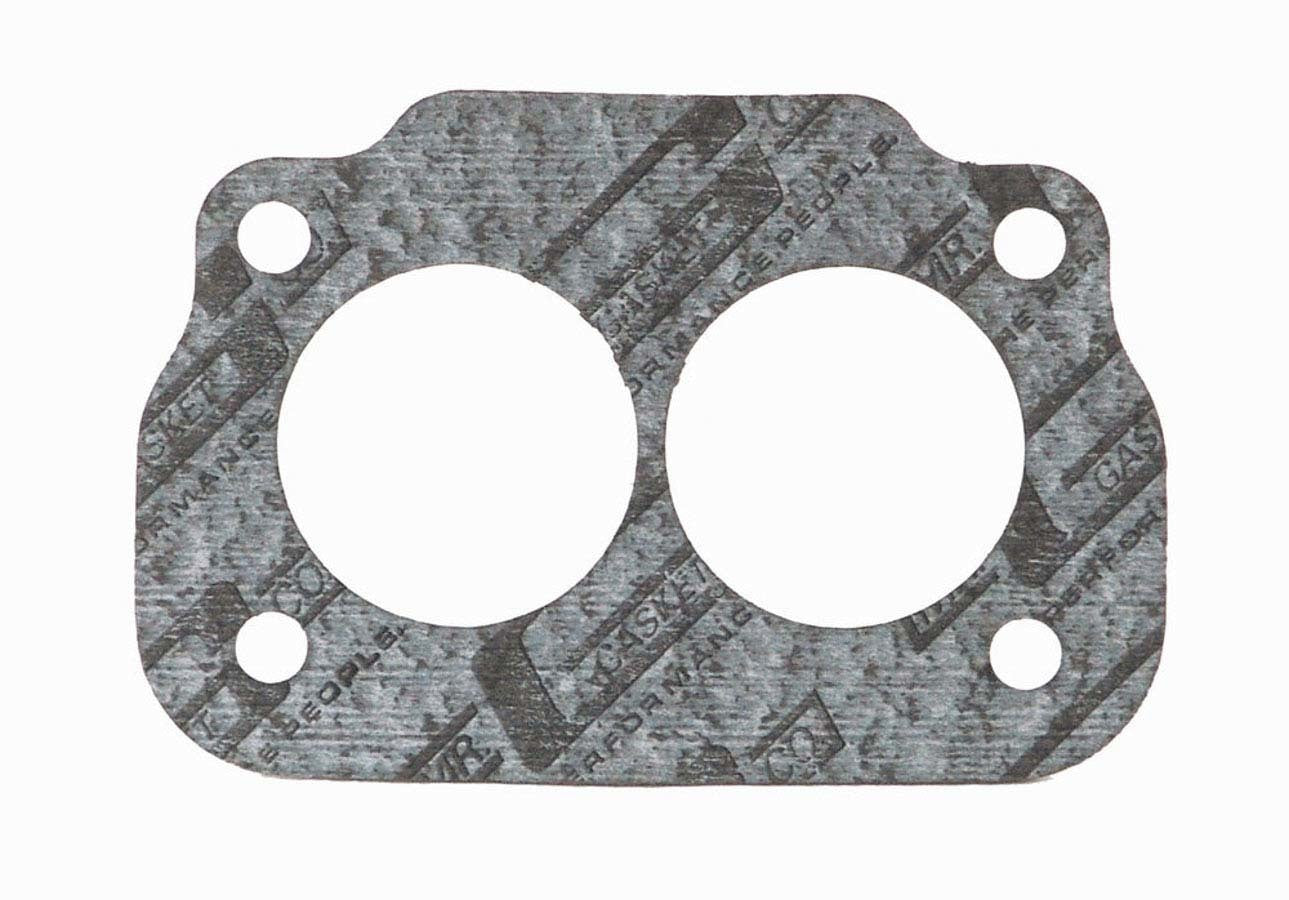 Carburetor Base Plate Gasket - 2-Barrel - 2 Hole - 0.063 in Thick - Composite - Rochester 2-Barrel Large Base Carburetors - Each