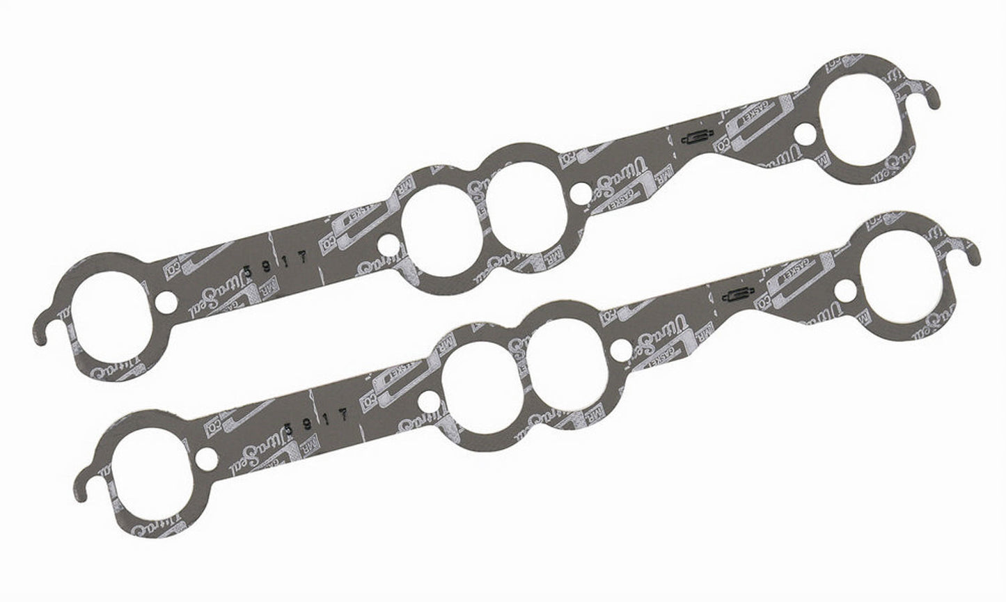 Engine & Accessories Header / Manifold Gasket - Ultra-Seal - 1.500 x 1.820 in Oval Port - Steel Core Laminate - Small Block Chevy - Pair