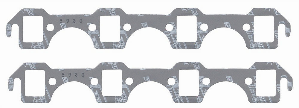 Engine & Accessories Header / Manifold Gasket - Ultra-Seal - 1.120 x 1.480 in Rectangle Port - Steel Core Laminate - Small Block Ford - Pair