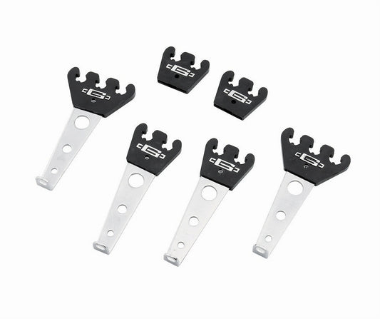 Spark Plug Wire Loom - Competition - Valve Cover Mount - 7-8 mm - Black / Chrome - Kit