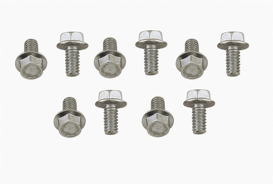 Timing Cover Bolt Kit - Hex Head - Steel - Zinc Oxide - Chevy V8 - Set of 10