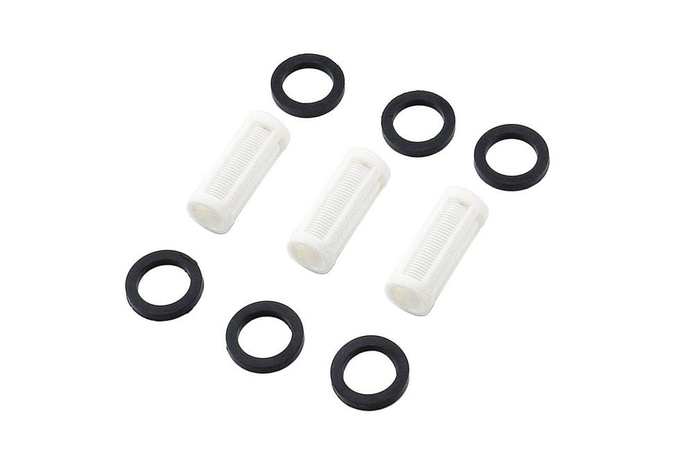 Fuel Filter Element - 100 Micron - Synthetic Fiber - Mr Gasket Clearview Fuel Filters - Set of 3