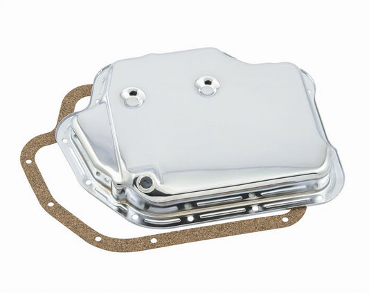 Transmission Pan - Stock Sump - Steel - Chrome - TH400 - Each