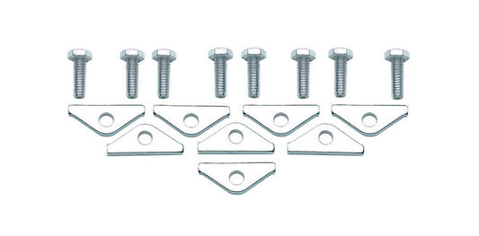 Valve Cover Fastener - Bolt - 1/4-20 in Thread - 0.750 in Long - Hex Head - Valve Cover Tabs - Steel - Chrome - Kit