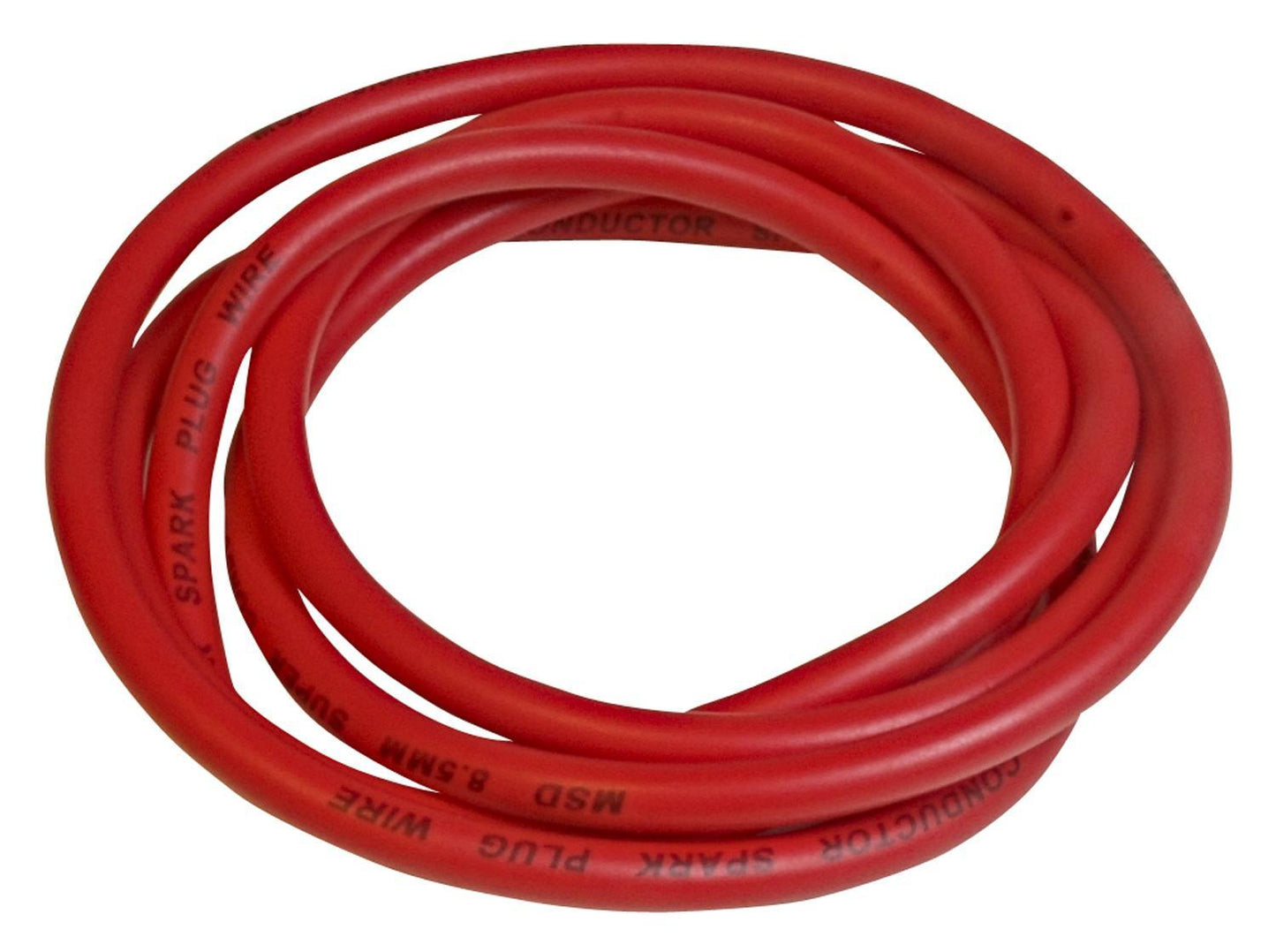 Spark Plug Wire - Super Conductor - Spiral Core - 8.5 mm - 6 ft - Silicone - Red - Each