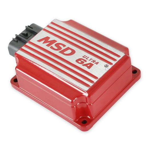 Ignition Box - Ultra 6A - Digital - Capacitive Discharge Ignition - Multi-Spark - 45000 Volts - Red - Each