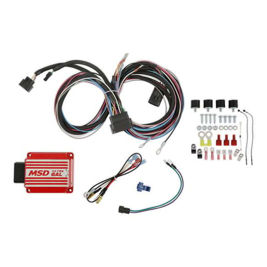 Ignition Box - Ultra 6AL - Digital - CD Ignition - Multi-Spark - 45000V - 3-Step Rev Limiter - Harness Included - Red - Kit