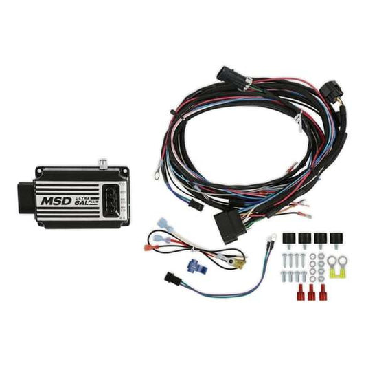 Ignition Box - Ultra 6AL Plus - Digital - CD Ignition - Multi-Spark - 45000V - 3-Step Rev Limiter - Harness Included - Black - Kit