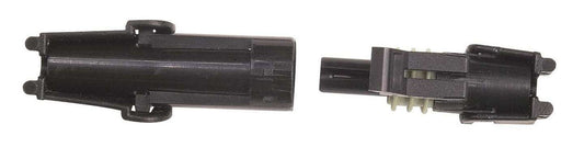 Electrical Connector - Weathertight Sealed Connector - 1 Pin - Plastic - Black - Each