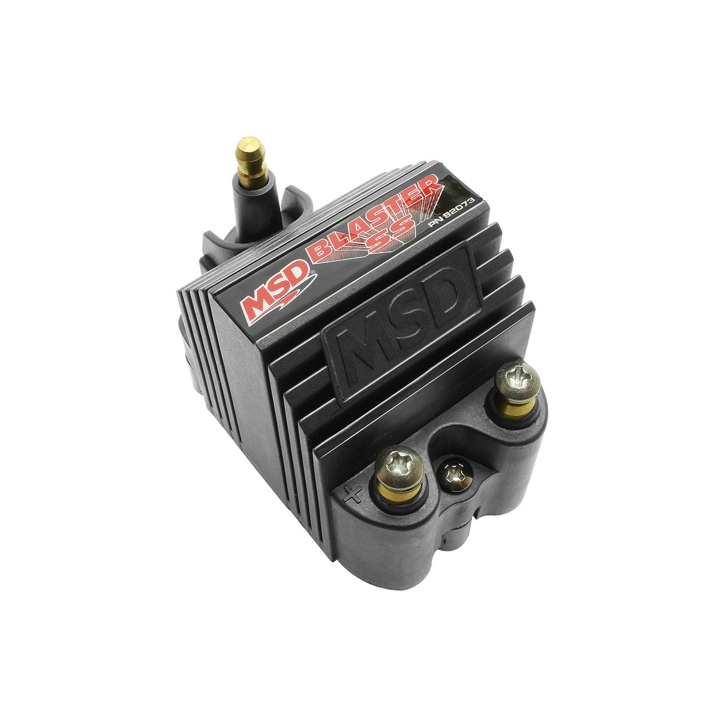 Ignition Coil - Blaster SS - E-Core - 0.355 ohm - Male HEI - 40000V - 90 Degree Boot / Terminal Included - Black - Each