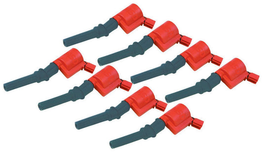 Ignition Coil Pack - Blaster 2 - Coil-On-Plug - Red - Ford Modular - Set of 8