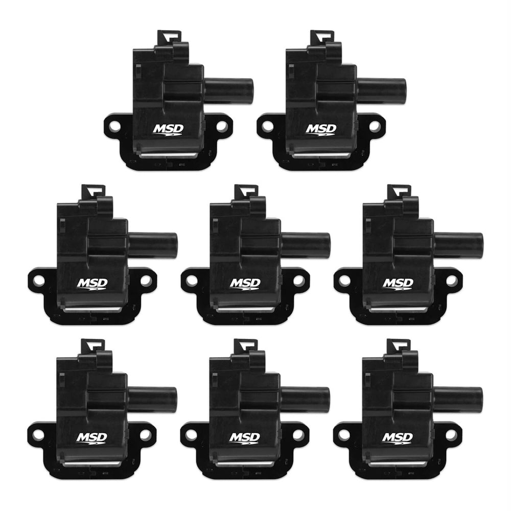 Ignition Coil Pack - Blaster - Female Socket - Black - GM LS-Series - Set of 8