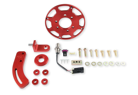 Crank Trigger Kit - Flying Magnet - Hall Effect Sensor - Trigger Wheel / Pickup - 7.000 in Balancer - Small Block Chevy - Kit