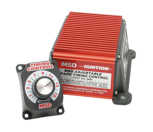 Timing Controller - Adjustable Timing Advance Controller - Dash Mounted Knob - Adjust up to 15 Degrees - MSD Ignitions - Each