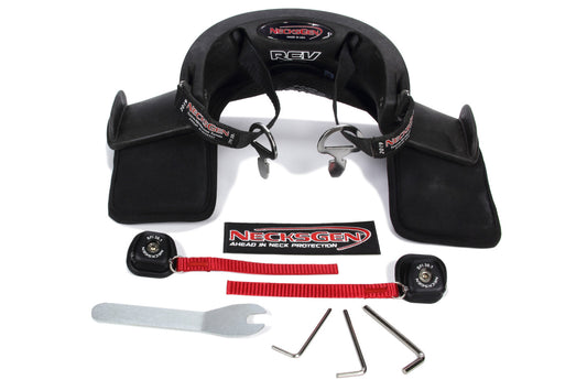 Head and Neck Support - REV - SFI 38.1 - Composite - Large - Kit